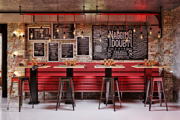 Фото из портфолио ДИЗАЙН БУРГЕР-БАРА "УГОЛ" В СЕВАСТОПОЛЕ – фотографии дизайна интерьеров на INMYROOM