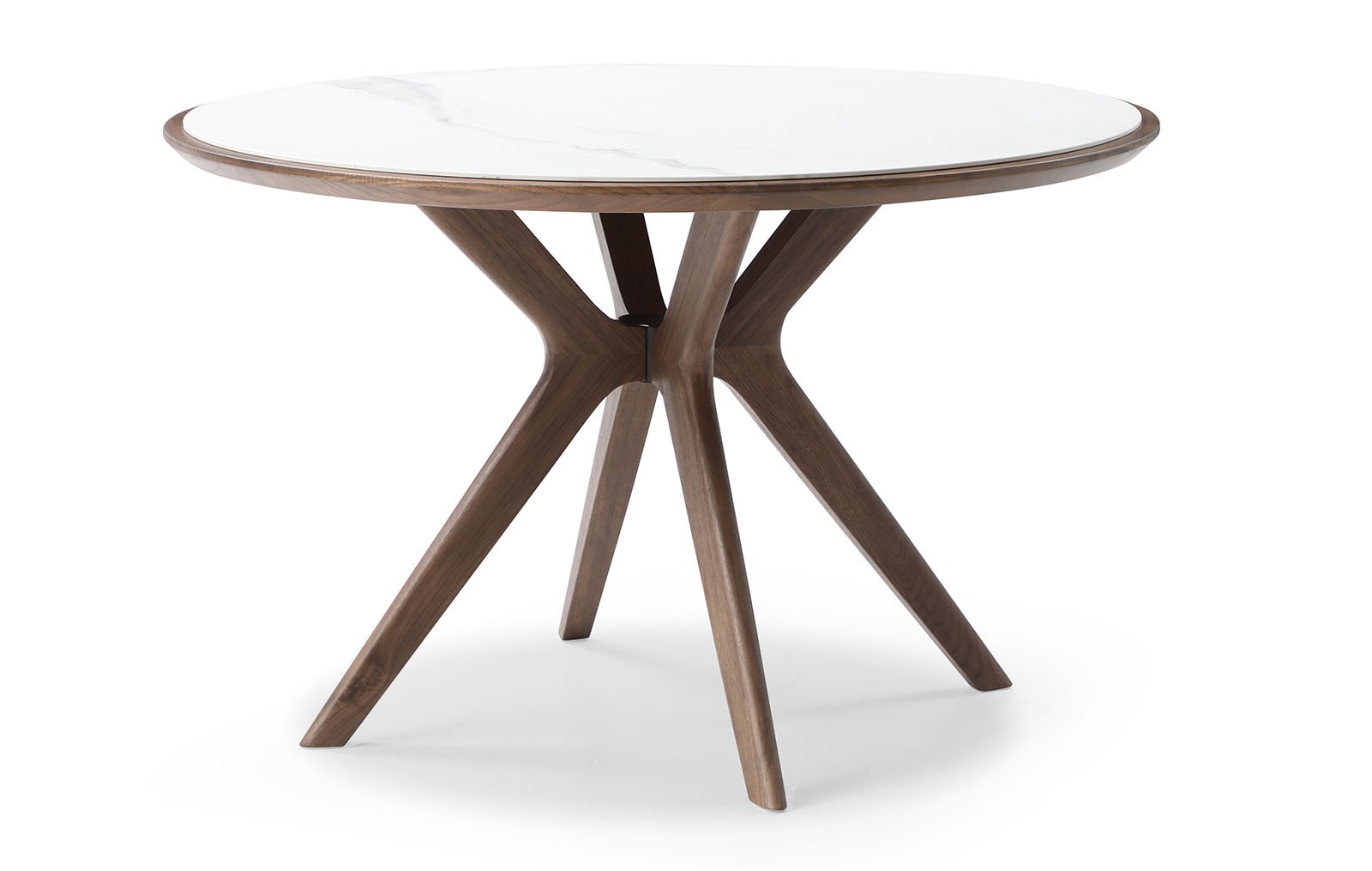 Стол круглый Tango с белой столешницей