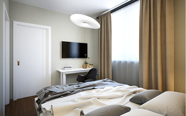 Фото из портфолио Квартира молодой семьи – фотографии дизайна интерьеров на INMYROOM