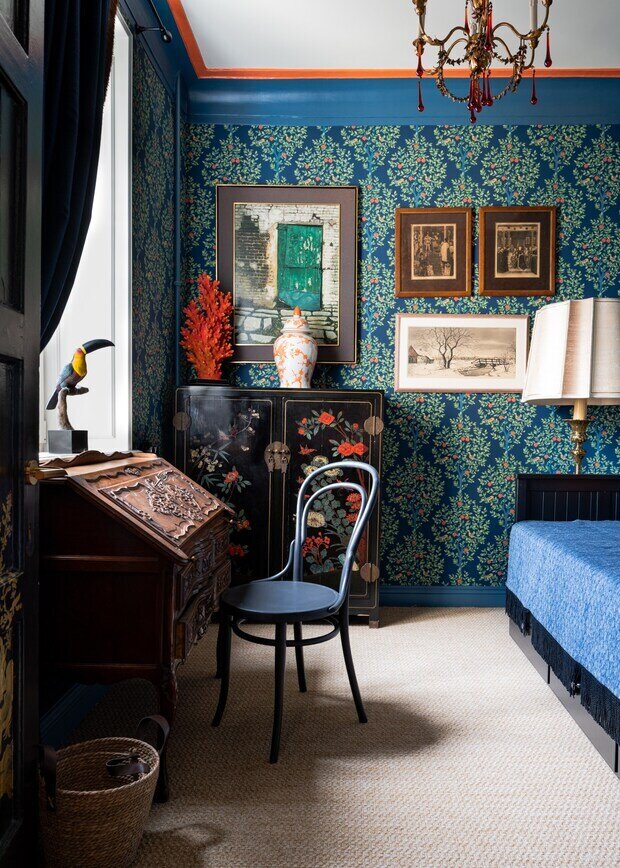 Фотография: Кабинет в стиле Восточный, Эклектика, Винтажный, Квартира, Проект дня, Ростов-на-Дону, Кирпичный дом, 3 комнаты, 60-90 метров, Светлана Андреева-Щепетева – фото на INMYROOM