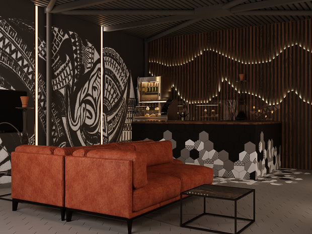 Фото из портфолио Проект секретной кальянной – фотографии дизайна интерьеров на INMYROOM