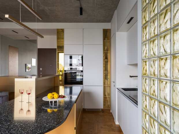 Фотография: Кухня и столовая в стиле Лофт, Современный, Эклектика, Квартира, Проект недели, Москва, 3 комнаты, 40-60 метров, Екатерина Щедрина – фото на INMYROOM