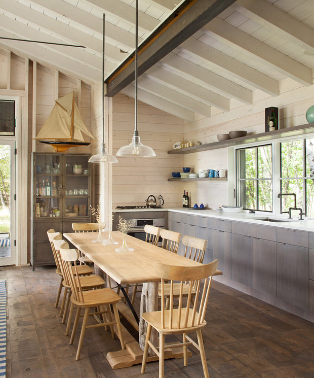 Фотография: Кухня и столовая в стиле Эко, Декор интерьера, Дом, США, Дача, Коричневый – фото на INMYROOM