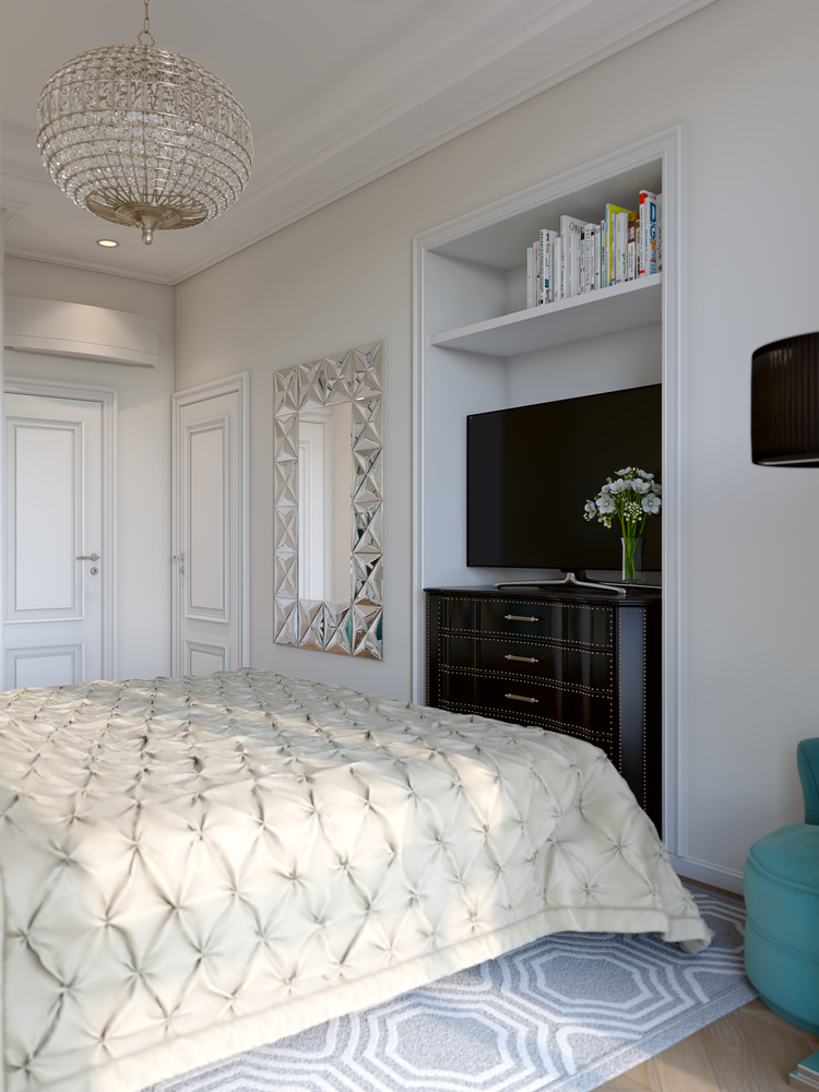 Фотография: Спальня в стиле Классический, Квартира, Проект недели, Санкт-Петербург, 3 комнаты, Более 90 метров, Монолитно-кирпичный, Студия элитного жилья Александра Акименкова – фото на INMYROOM Фотография: Спальня в стиле Классический, Квартира, Проект недели, Санкт-Петербург, 3 комнаты, Более 90 метров, Монолитно-кирпичный, Студия элитного жилья Александра Акименкова – фото на INMYROOM