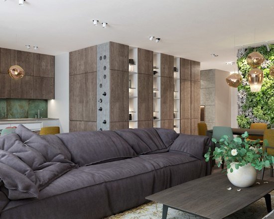 Фото из портфолио Современный эко-интерьер – фотографии дизайна интерьеров на INMYROOM