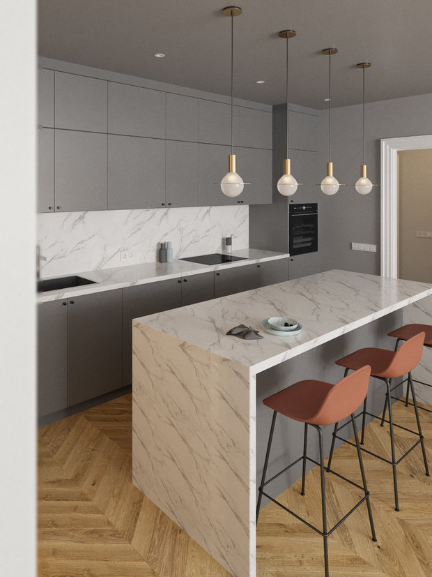 Фото из портфолио EMERALD FLAT – фотографии дизайна интерьеров на INMYROOM