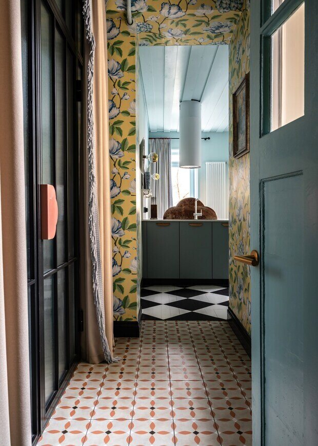 Фотография: Прихожая в стиле Восточный, Эклектика, Винтажный, Квартира, Проект дня, Ростов-на-Дону, Кирпичный дом, 3 комнаты, 60-90 метров, Светлана Андреева-Щепетева – фото на INMYROOM