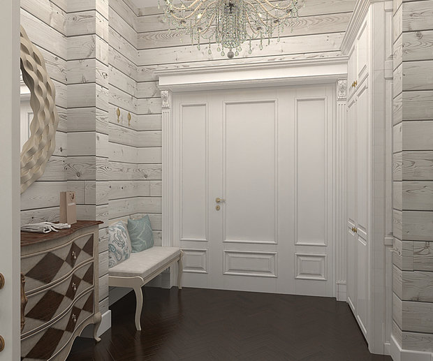 Фото из портфолио Загородный дом в МО – фотографии дизайна интерьеров на INMYROOM