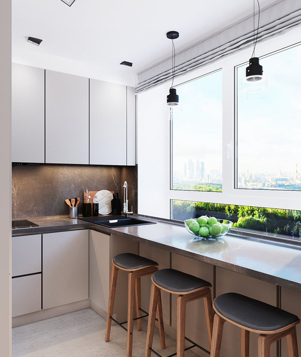 Фото из портфолио Новая дорога, 1 – фотографии дизайна интерьеров на INMYROOM