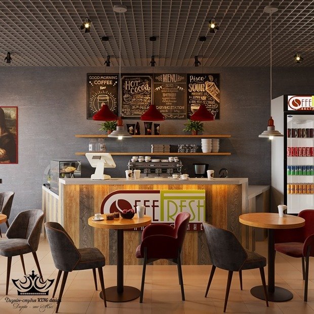 Фото из портфолио Кофейня Coffee Fresh – фотографии дизайна интерьеров на INMYROOM