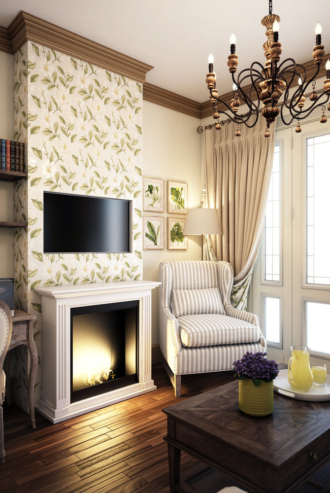 Фотография: Гостиная в стиле Прованс и Кантри, Классический, Квартира, Проект недели – фото на INMYROOM