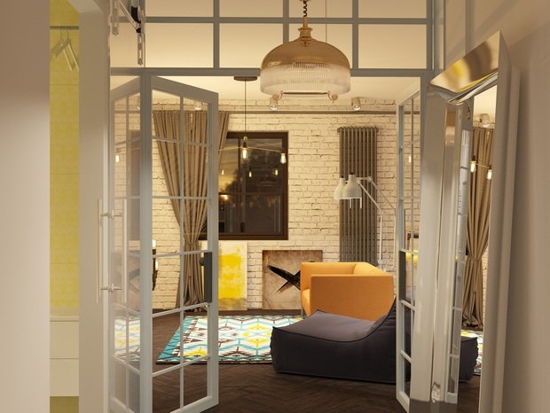 Фото из портфолио нескучная квартира в стиле  эклектика – фотографии дизайна интерьеров на INMYROOM