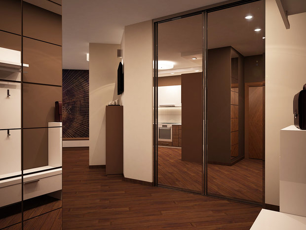 Фото из портфолио Прихожая 3-к квартира по ул.Шамшурина – фотографии дизайна интерьеров на INMYROOM