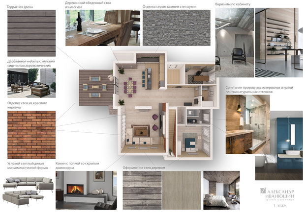 Фото из портфолио Концепция интерьера дома – фотографии дизайна интерьеров на INMYROOM