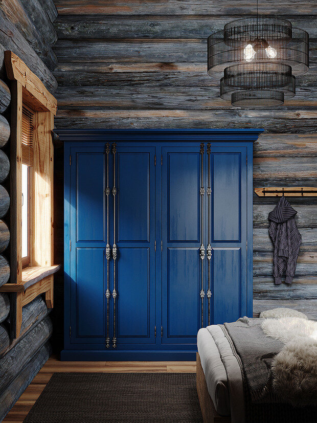 Фотография: Спальня в стиле Лофт, Современный, Эклектика, Прованс и Кантри, Дом, Проект дня, Дом и дача, Юлия Чернова, 3 комнаты, Более 90 метров, Астрахань – фото на INMYROOM