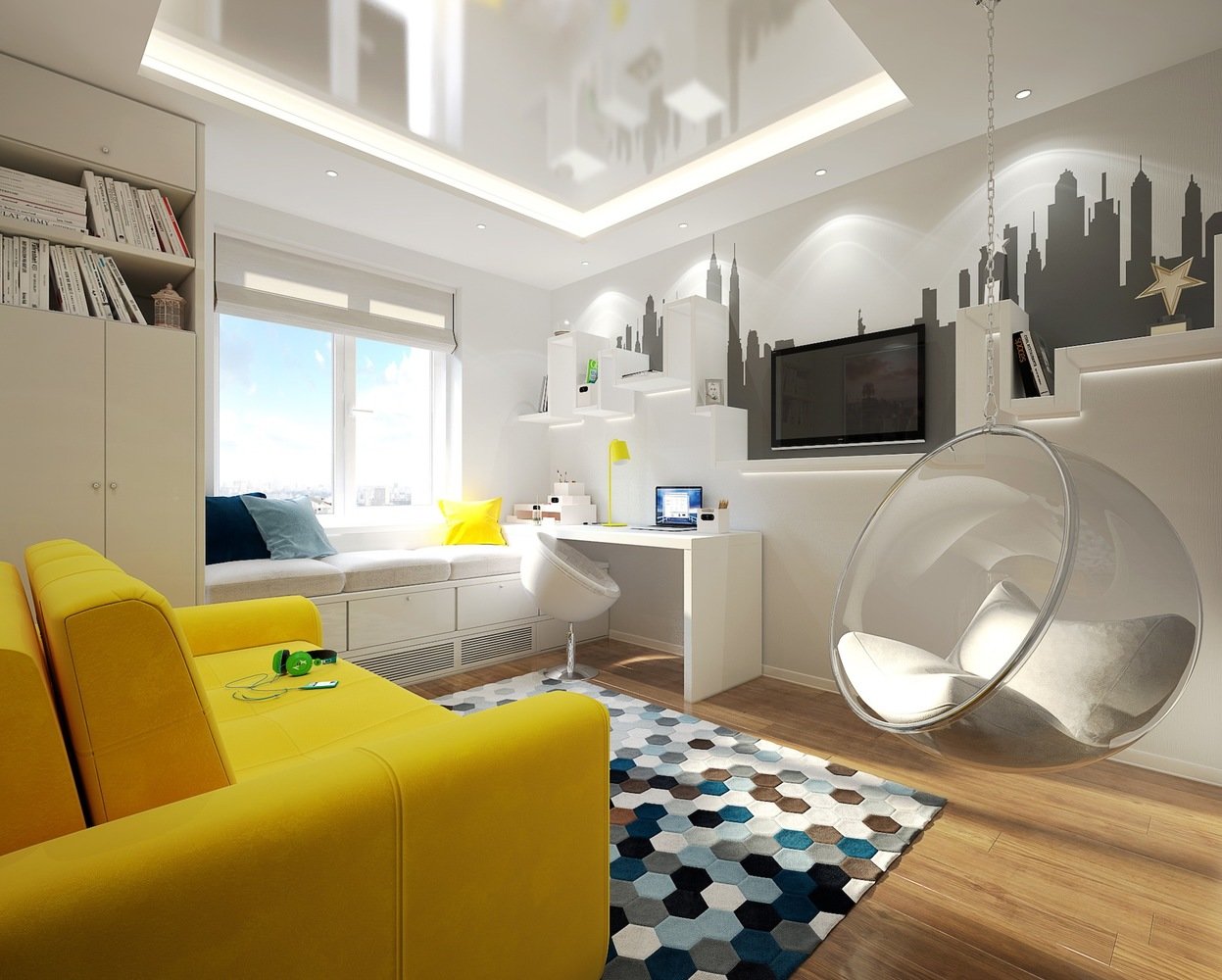 Фото из портфолио Двухуровневая квартира в Красногорском районе – фотографии дизайна интерьеров на INMYROOM Фото из портфолио Двухуровневая квартира в Красногорском районе – фотографии дизайна интерьеров на INMYROOM