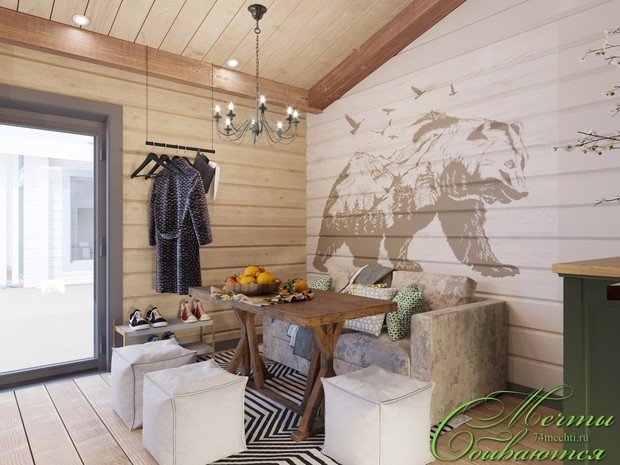 Фото из портфолио Баня как территория отдыха – фотографии дизайна интерьеров на INMYROOM