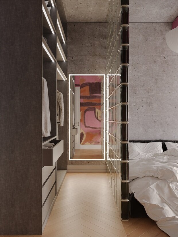 Фотография: Спальня в стиле Лофт, Современный, Эклектика, Квартира, Проект дня, Санкт-Петербург, 4 и больше, Более 90 метров, CHE DESIGN – фото на INMYROOM