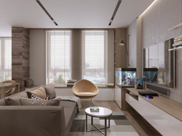 Фото из портфолио ЖК «1147» 110 кв.м. – фотографии дизайна интерьеров на INMYROOM