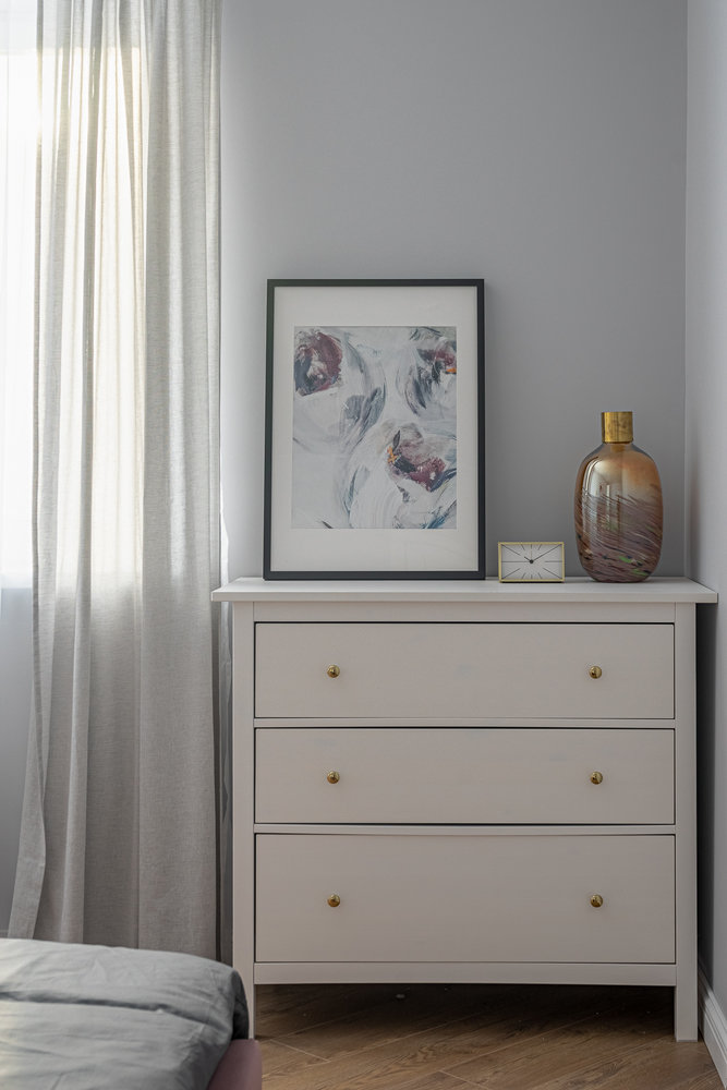 Фотография: Спальня в стиле Современный, Квартира, Проект недели, Москва, 3 комнаты, 60-90 метров, Марьям Разуваева – фото на INMYROOM Фотография: Спальня в стиле Современный, Квартира, Проект недели, Москва, 3 комнаты, 60-90 метров, Марьям Разуваева – фото на INMYROOM