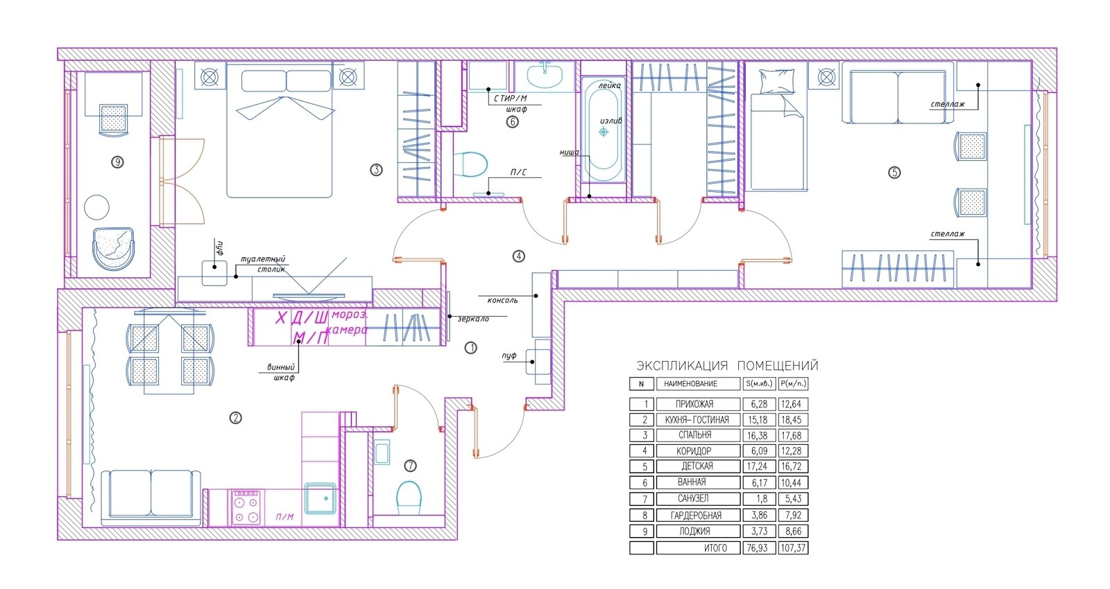 Фотография: в стиле , Классический, Эклектика, Квартира, Проект недели, Москва, 3 комнаты, 60-90 метров, Вера Шеверденок – фото на INMYROOM