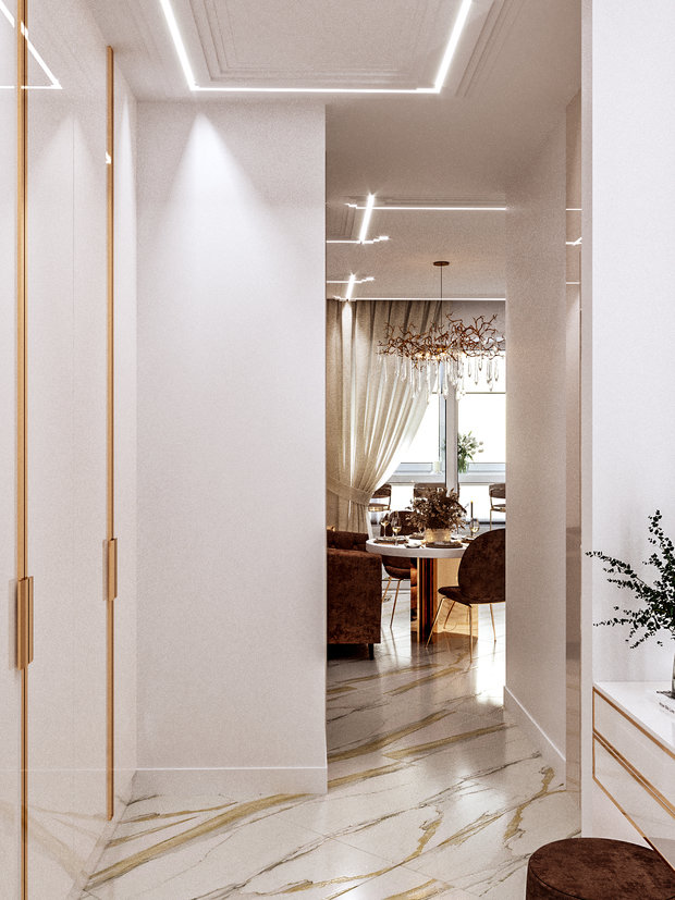 Фото из портфолио Ар деко стиль, он же гламур – фотографии дизайна интерьеров на INMYROOM