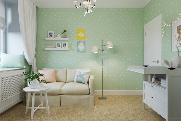 Фотография: Детская в стиле Прованс и Кантри, Современный, Квартира, Проект недели, Санкт-Петербург, Светлана Гаврилова, Монолитный дом, 2 комнаты, 40-60 метров – фото на INMYROOM