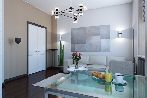 Фотография: Гостиная в стиле Минимализм – фото на INMYROOM