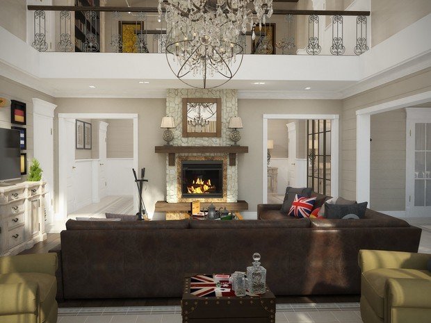 Фотография: Гостиная в стиле Прованс и Кантри, Классический, Дом, Советы, Дача, оксана евдокимова, мм-2 – фото на INMYROOM