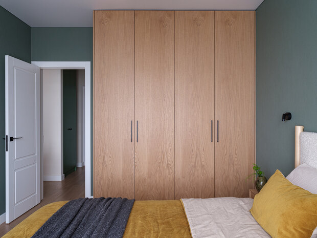 Фотография: Спальня в стиле Современный, Малогабаритная квартира, Квартира, Проект дня, Москва, 2 комнаты, до 40 метров – фото на INMYROOM