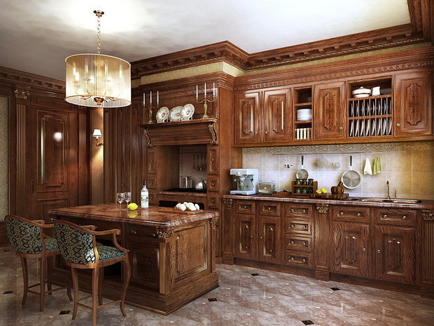 Фотография: Кухня и столовая в стиле Классический, Советы – фото на INMYROOM