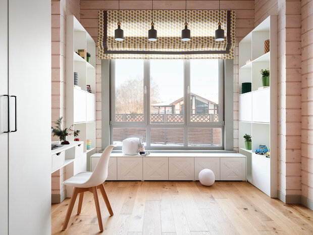 Фотография: Детская в стиле Прованс и Кантри, Скандинавский, Современный, Дом, Проект недели, Дом и дача, Московская область, Ирина Васильева, 4 и больше, Более 90 метров, Александра Лепина, студия SVETLITSA – фото на INMYROOM