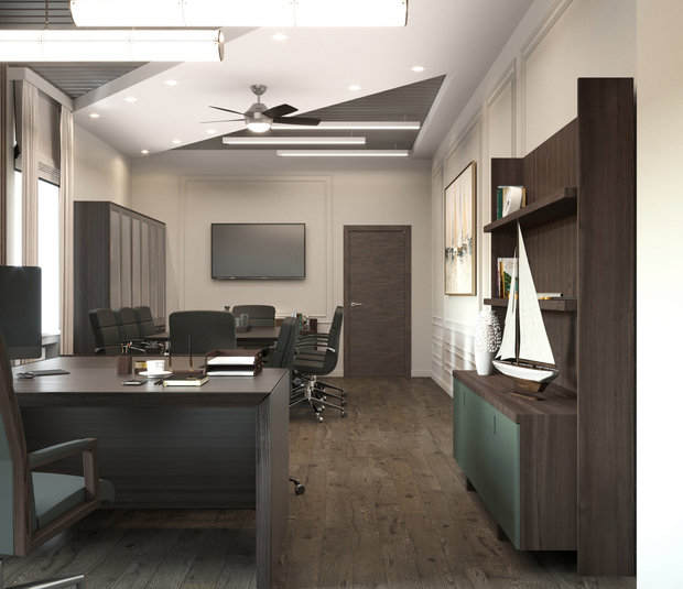 Фото из портфолио Кабинет руководителя – фотографии дизайна интерьеров на INMYROOM