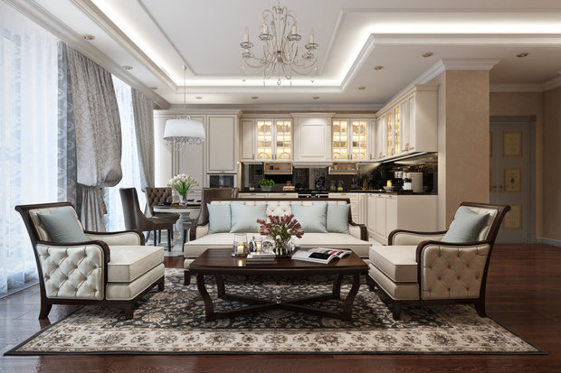 Фото из портфолио Американская классика – фотографии дизайна интерьеров на INMYROOM