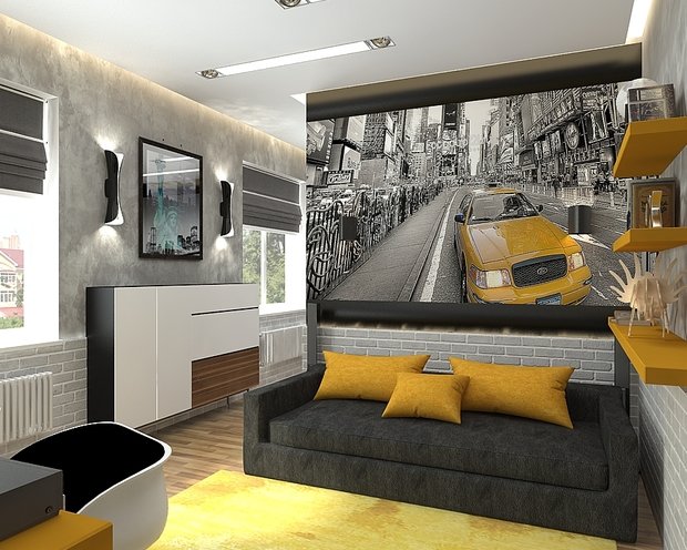 Фото из портфолио Комната для мальчиков-подростков – фотографии дизайна интерьеров на INMYROOM