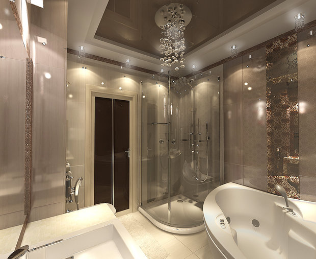 Фото из портфолио Ванная комната в классике – фотографии дизайна интерьеров на INMYROOM