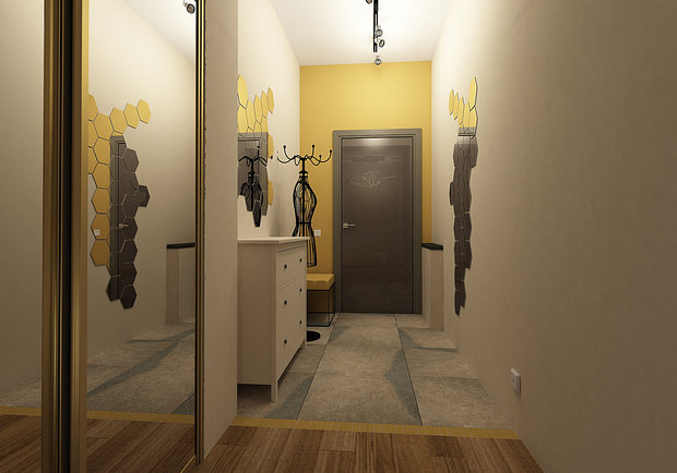 Фото из портфолио 100кв. м на ул. Салтыковской г. Москва – фотографии дизайна интерьеров на INMYROOM