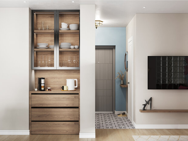 Фотография: Прихожая в стиле Современный, Квартира, Проект недели, Воронеж, 2 комнаты, 40-60 метров, Room To Me, Анастасия Смагина – фото на INMYROOM