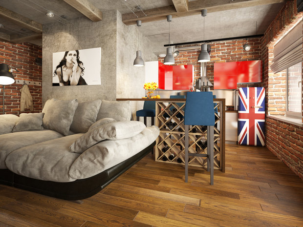 Фото из портфолио Лофт в ЖК "Ромашково" – фотографии дизайна интерьеров на INMYROOM