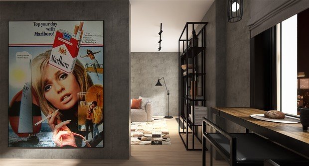 Фото из портфолио Трехкомнатная квартира в стиле LOFT – фотографии дизайна интерьеров на INMYROOM