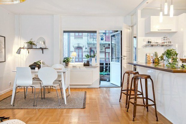 Фотография: Кухня и столовая в стиле Скандинавский, Декор интерьера, Квартира, Аксессуары, Декор, Белый – фото на INMYROOM