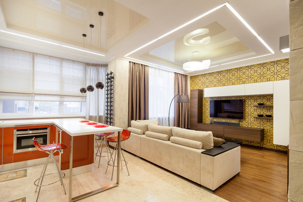 Фото из портфолио Квартира-студия для студентки – фотографии дизайна интерьеров на INMYROOM