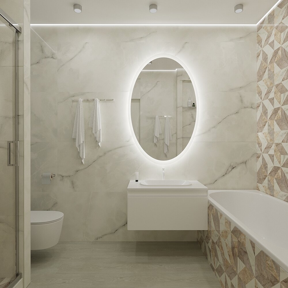 Фото из портфолио Интерьер трёхкомнатной квартиры в ЖК "Арт Квартал" – фотографии дизайна интерьеров на INMYROOM Фото из портфолио Интерьер трёхкомнатной квартиры в ЖК "Арт Квартал" – фотографии дизайна интерьеров на INMYROOM