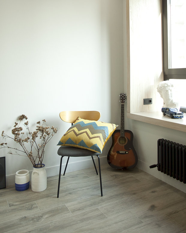 Фотография: Балкон в стиле Современный, Квартира, Проект недели, Москва, 1 комната, 40-60 метров, Аделина Шарапова – фото на INMYROOM