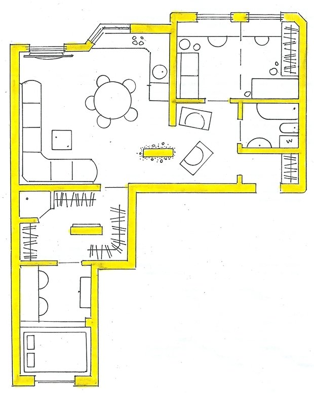 Фото из портфолио Мои перепланировки – фотографии дизайна интерьеров на INMYROOM