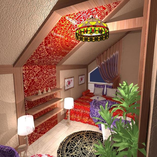 Фото из портфолио Дизайн-проект загородного дома в стиле эклектика (кантри, прованс, этнический стиль) – фотографии дизайна интерьеров на INMYROOM