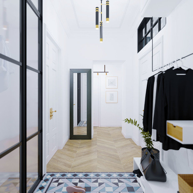 Фото из портфолио Интерьер 3-к. квартиры на 1-й Тверской-Ямской улице в Москве – фотографии дизайна интерьеров на INMYROOM