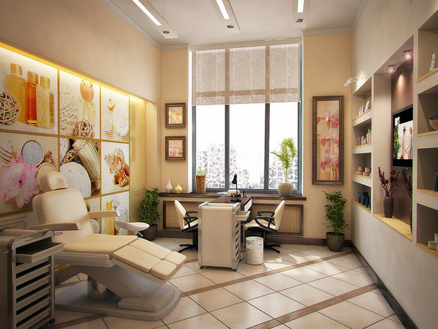 Фото из портфолио Яркий декор в интерьере салона красоты – фотографии дизайна интерьеров на INMYROOM