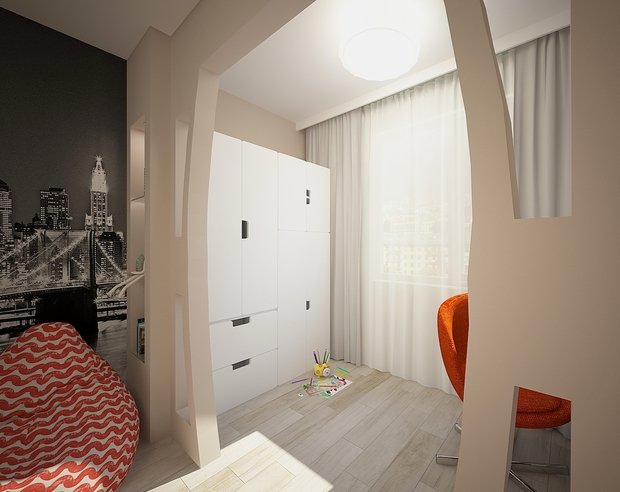 Фото из портфолио Детская для Вани – фотографии дизайна интерьеров на INMYROOM