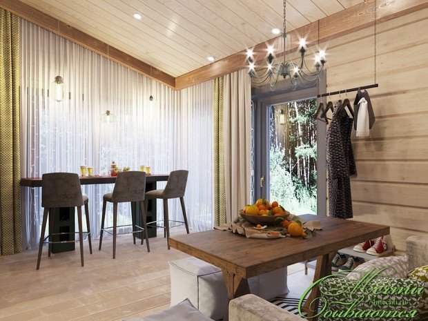 Фото из портфолио Баня как территория отдыха – фотографии дизайна интерьеров на INMYROOM